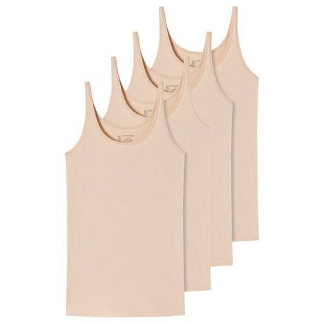 Schiesser Confezione da 4 Cotone Biologico Canotta  