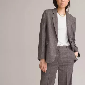 Karierter Blazer