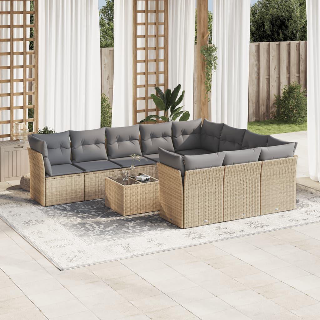 VidaXL Garten sofagarnitur poly-rattan  