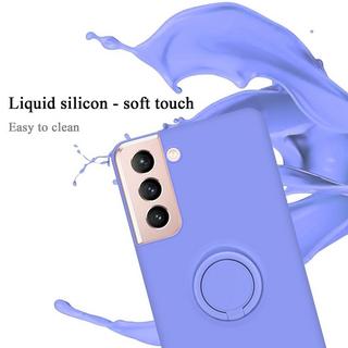 Cadorabo  Hülle für Samsung Galaxy S21 5G TPU Silikon mit Ring Liquid 