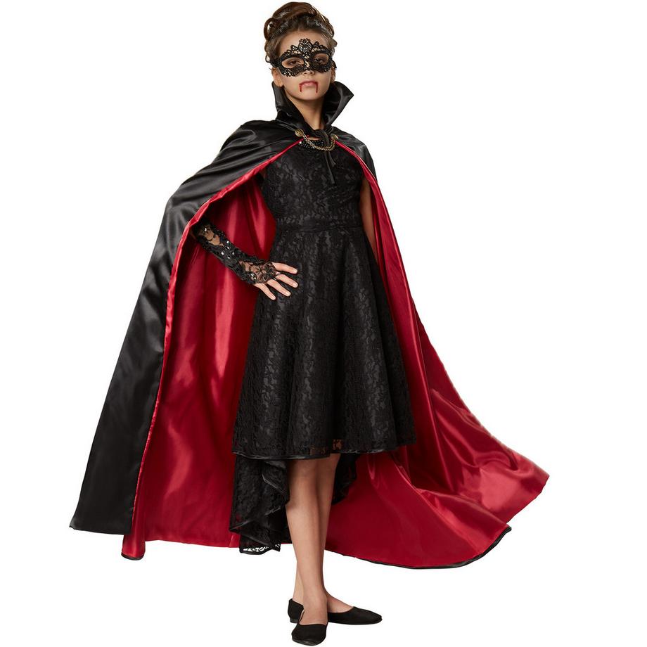 Tectake  Costume da bambini - Pregiato mantello da vampiro 