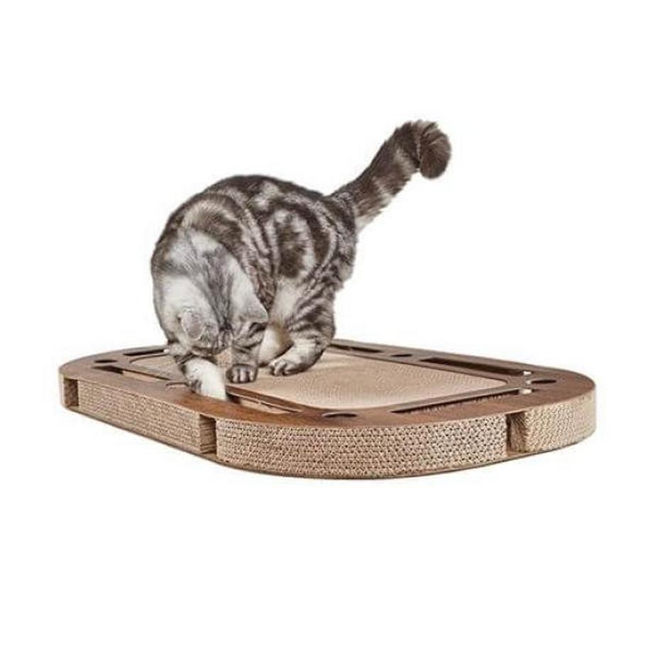 CanadianCat  Katzenspielplatz PlayPlate walnuss 