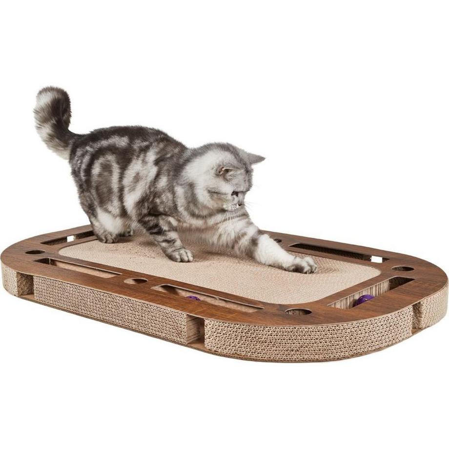 CanadianCat  Katzenspielplatz PlayPlate walnuss 