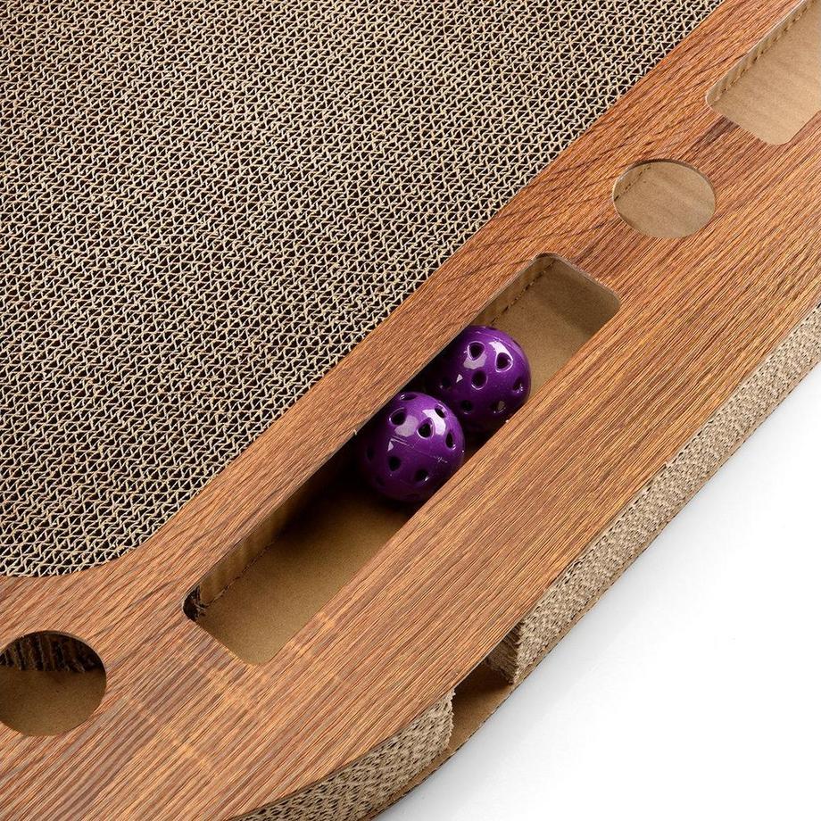 CanadianCat  Katzenspielplatz PlayPlate walnuss 