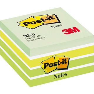 Post it POST-IT Würfel 76x76mm 2028-G grün/450 Blatt  