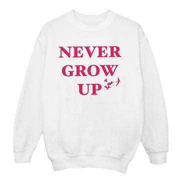 Never Grow Up Sweatshirt