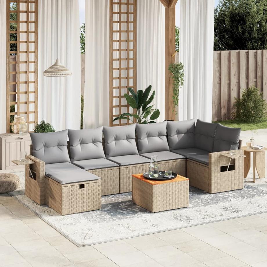 VidaXL Garten sofagarnitur poly-rattan  