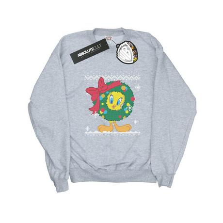 LOONEY TUNES Tweety Pie Christmas Fair Isle Felpa  