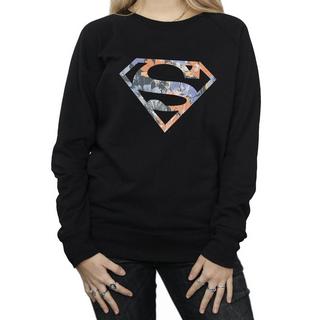 DC COMICS Superman Floral Logo Sweatshirt  