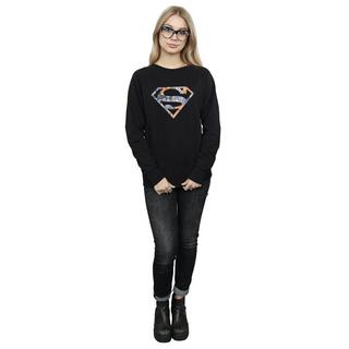 DC COMICS Superman Floral Logo Sweatshirt  