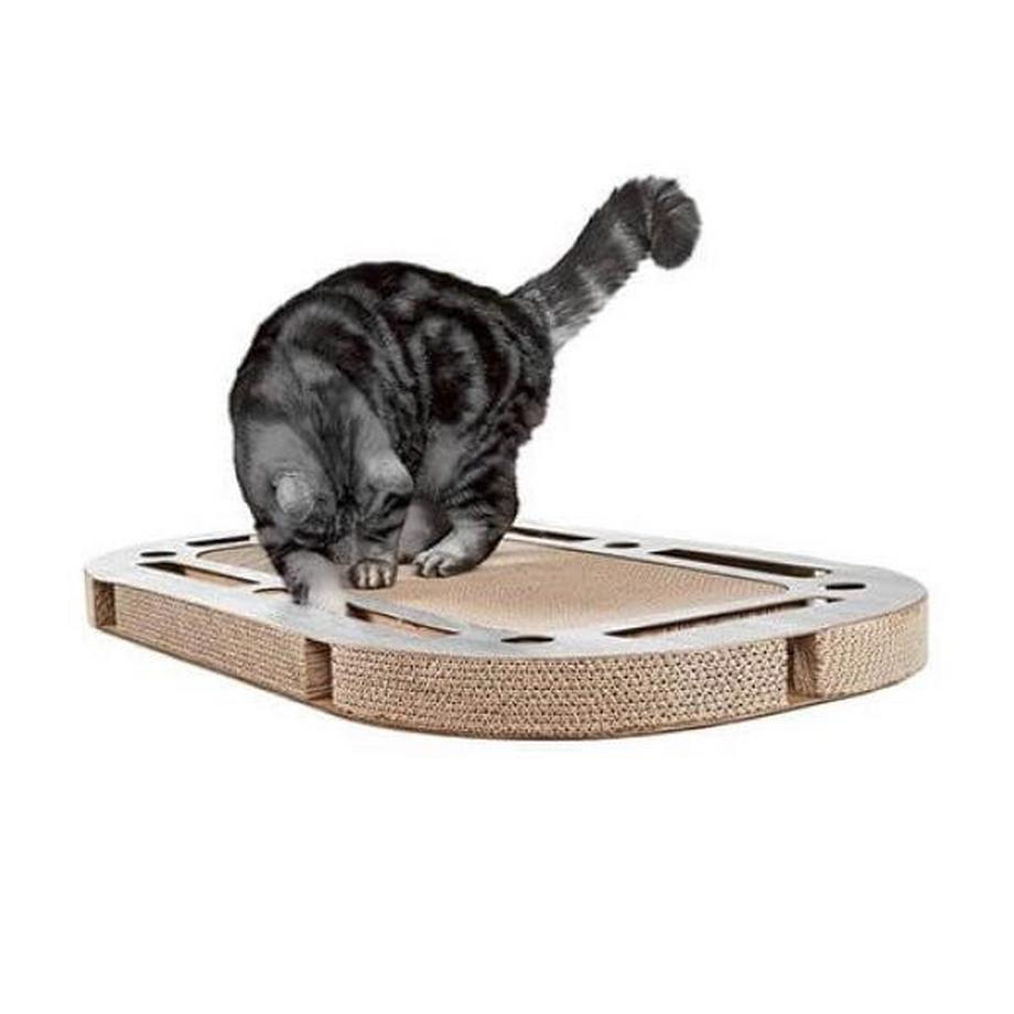 CanadianCat  CanadianCat aire de jeu pour chats PlayPlate gris clair 
