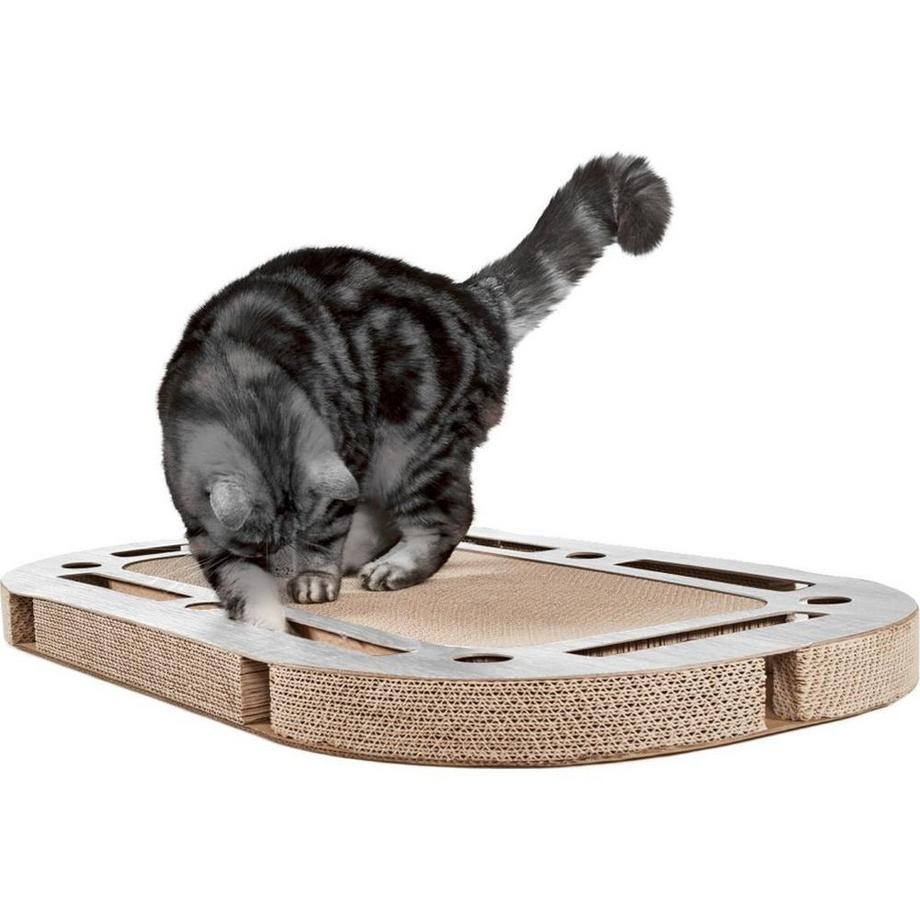 CanadianCat  CanadianCat aire de jeu pour chats PlayPlate gris clair 