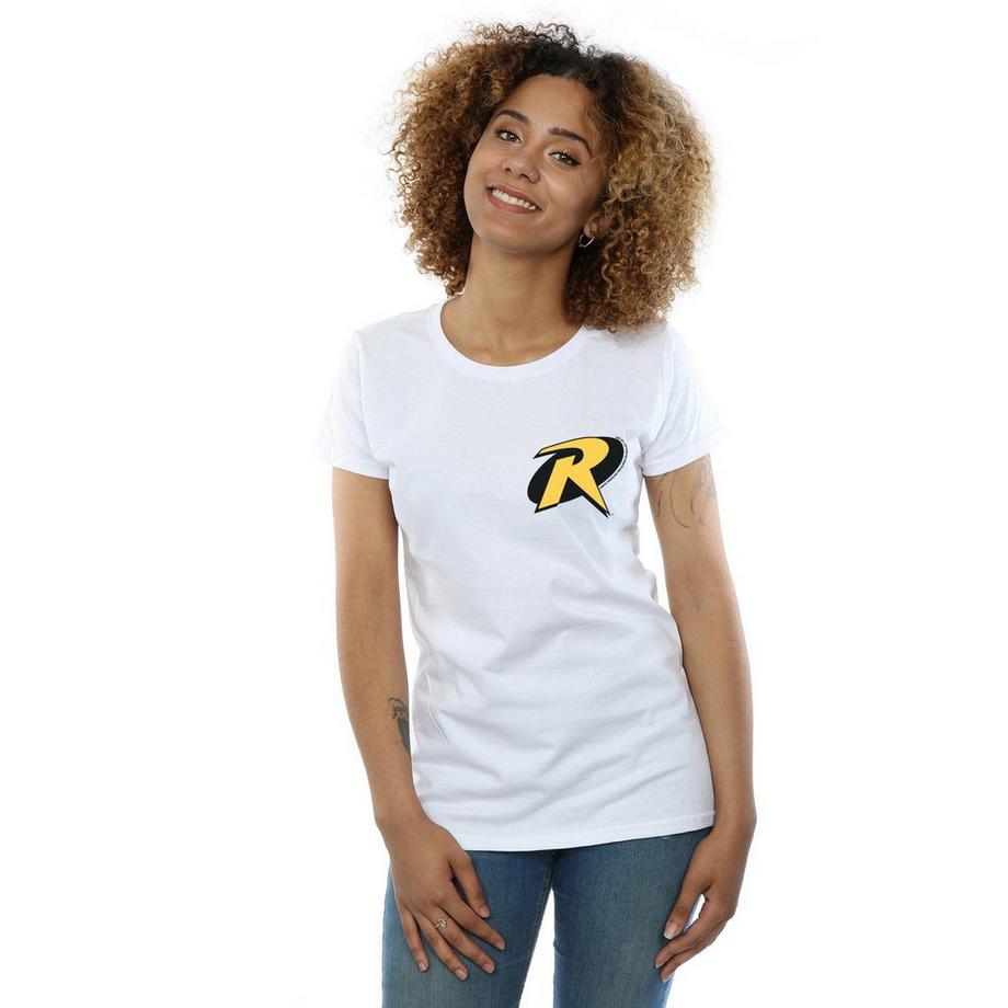 DC COMICS T-Shirt Imprimé Logo Robin  