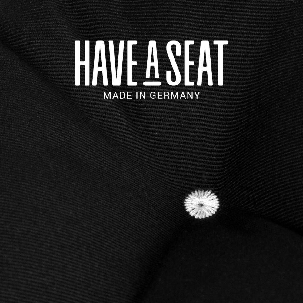 Have A Seat Have A Seat Sitzkissen 40x40x5 cm, schwarz  