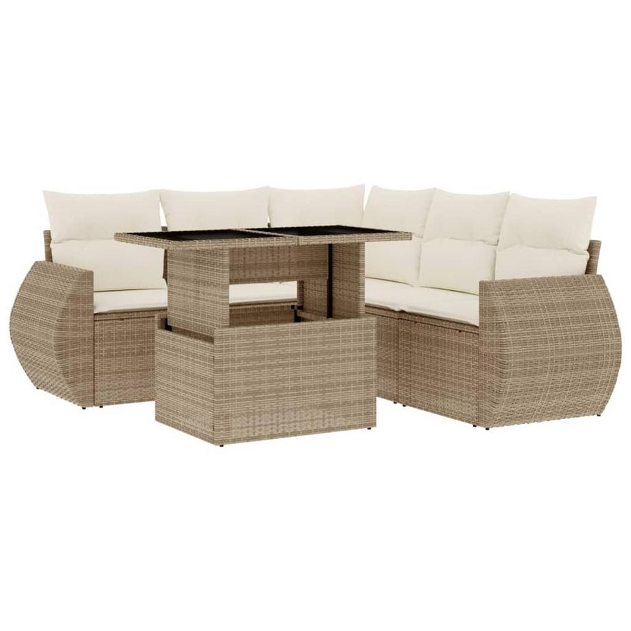 Garten sofagarnitur poly-rattan