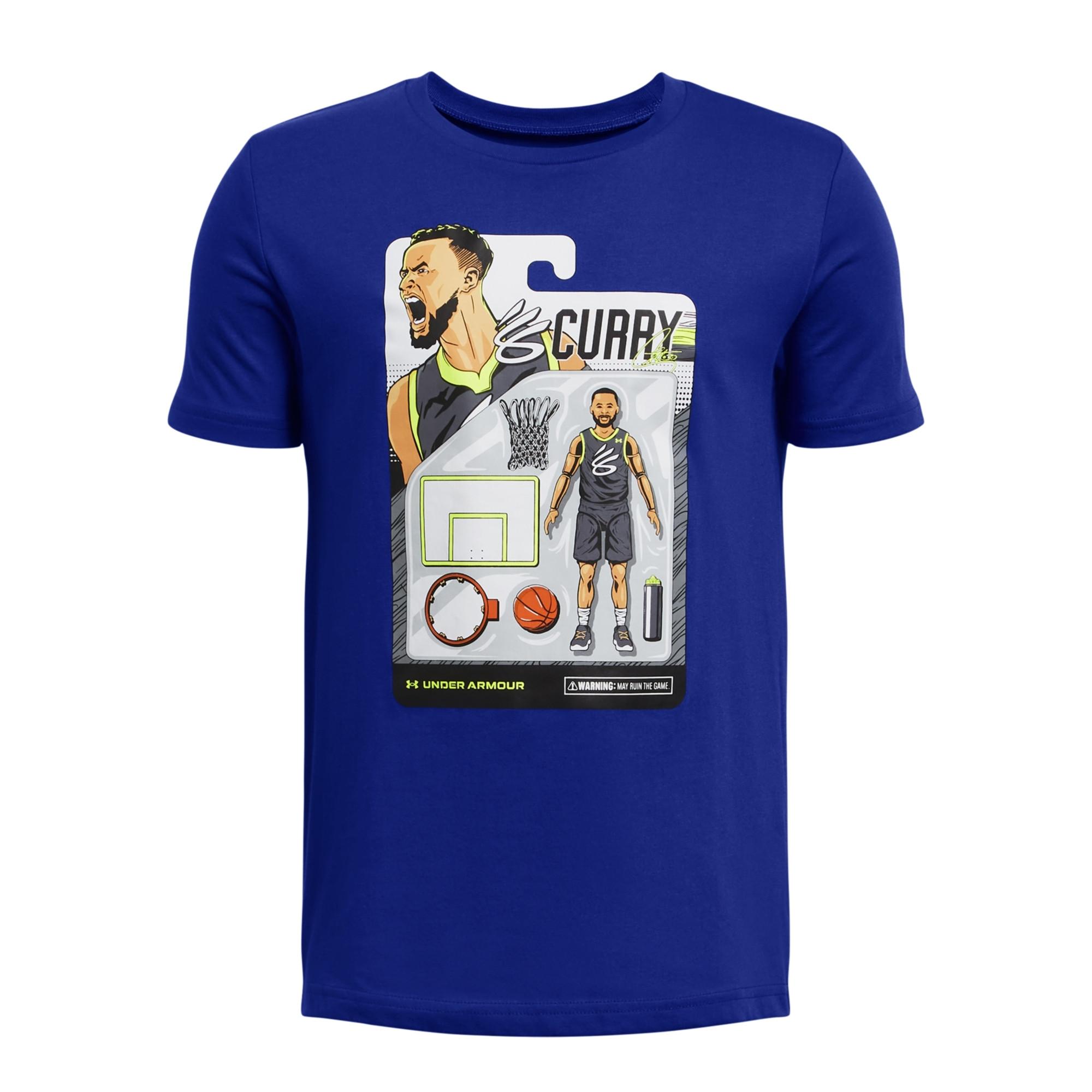 UNDER ARMOUR  t-shirt per bambini curry animated 