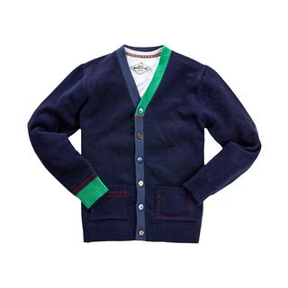 Joe Browns  Marineblaue Strickjacke mit Grobstrick 