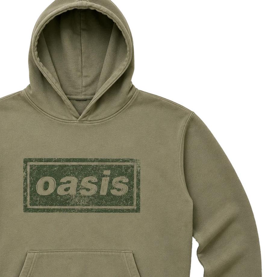 Oasis Felpa Con Cappuccio Logo  