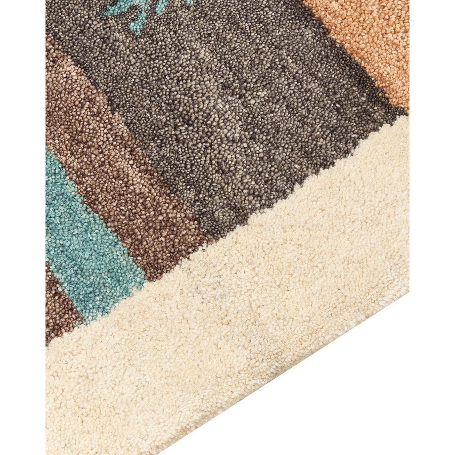 Beliani Tapis en Laine Rustique SARILAR  