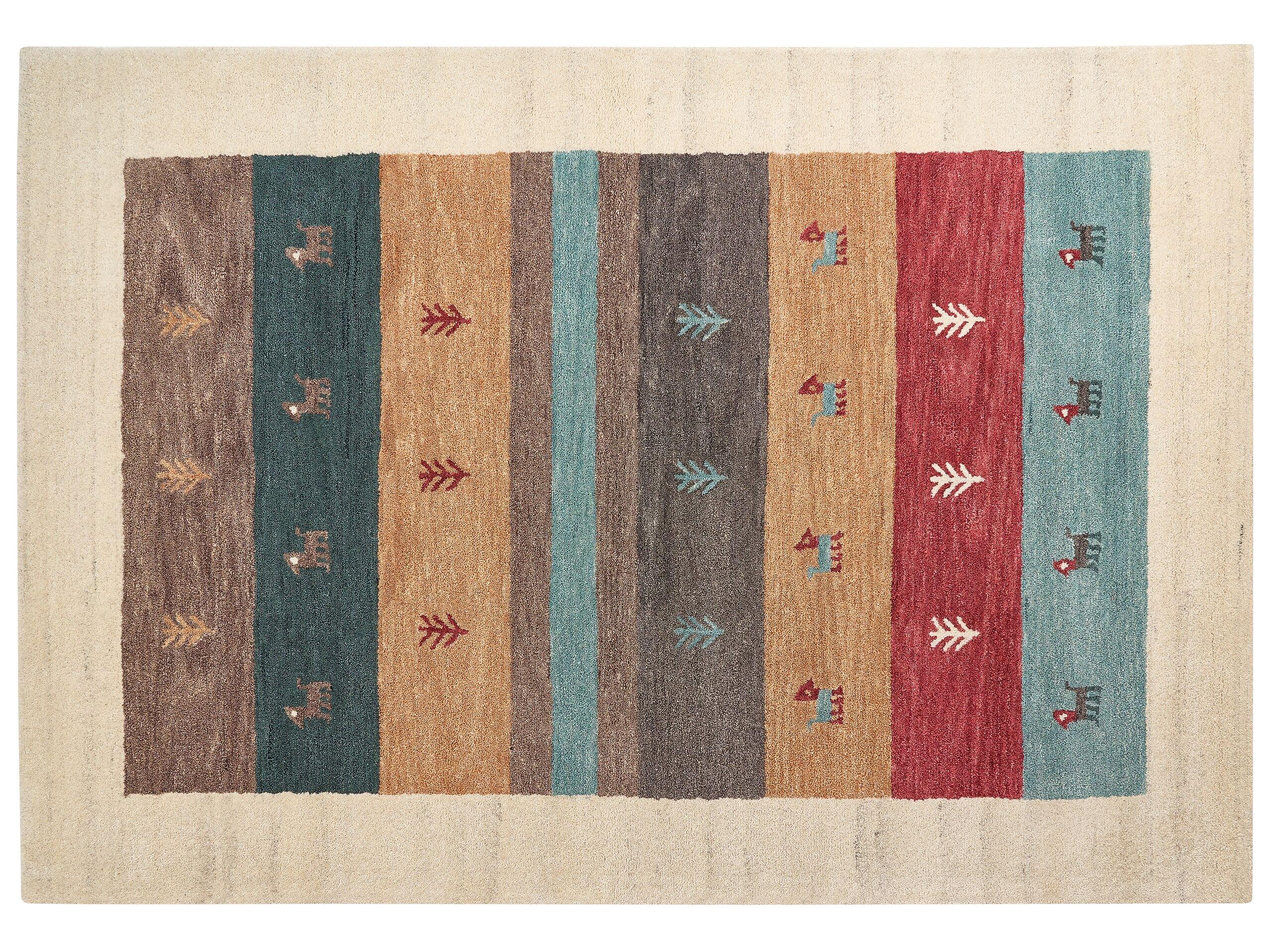 Beliani Teppich aus Wolle Rustikal SARILAR  