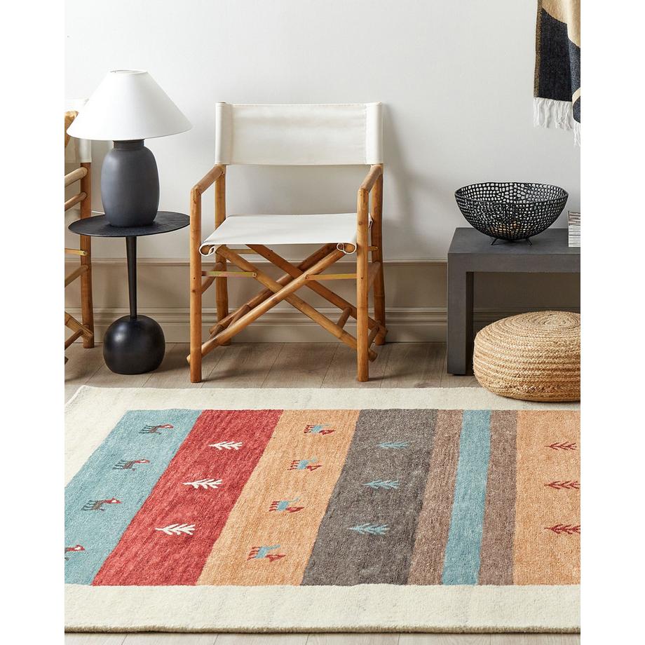 Beliani Tapis en Laine Rustique SARILAR  
