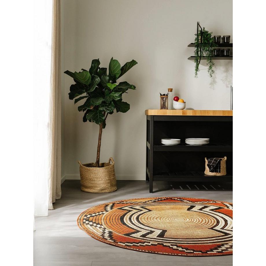 Benuta In- & Outdoor-Teppich Artis BeigeKupfer  