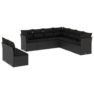 VidaXL set divano da giardino Polirattan  