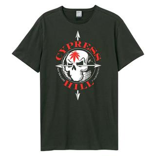 Amplified Totenkopf Grafikdruck T-Shirt  