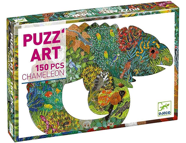 Djeco  Djeco Puzzel Kameleon (150 stukjes) 