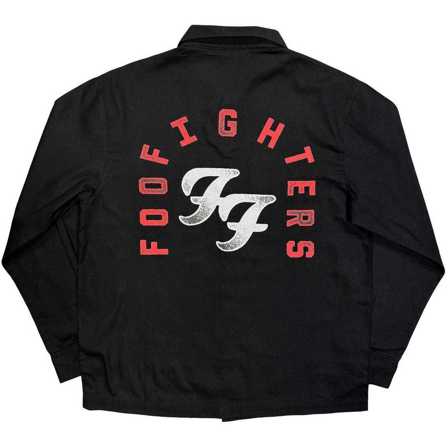 Foo Fighters Chemise à Manches Longues avec Imprimé Logo  