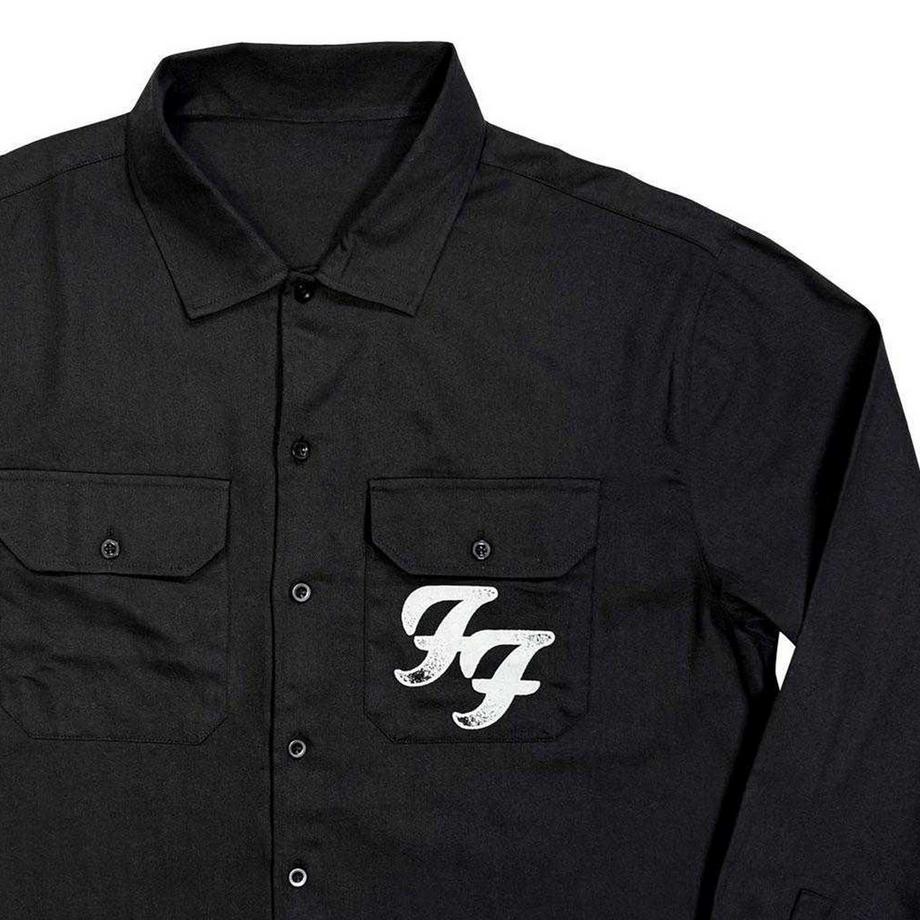Foo Fighters Chemise à Manches Longues avec Imprimé Logo  