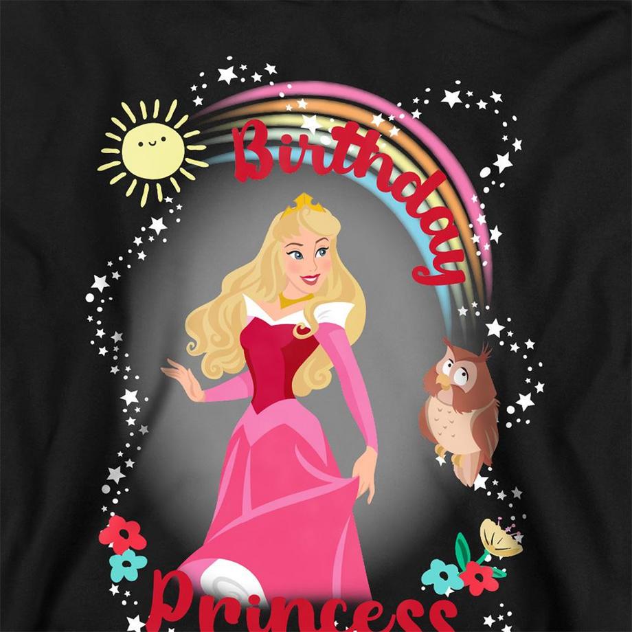 Disney  Sweat À Capuche Motif Aurore Birthday Princess 