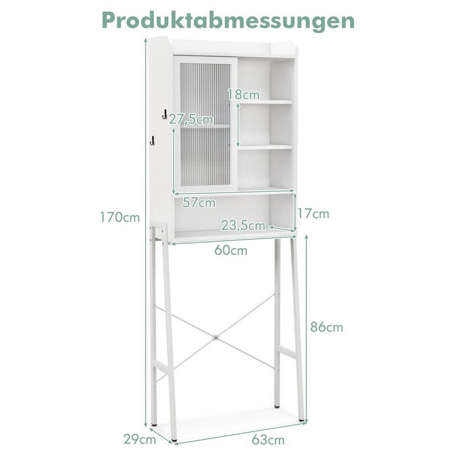 Northix Badezimmerschrank mit Schiebetür  