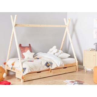 Beliani Lit à tiroirs pour enfants en Bois de pin Moderne DEVAY  