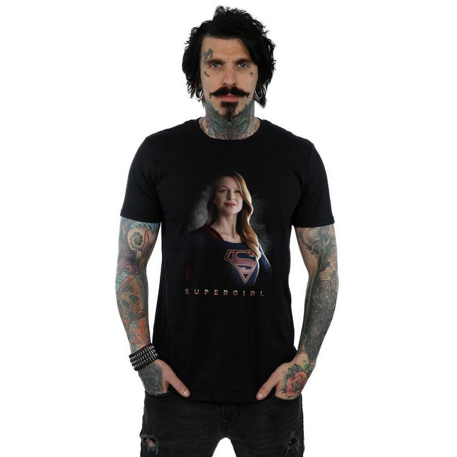 DC COMICS Supergirl Melissa Benoist T-shirt stampata  