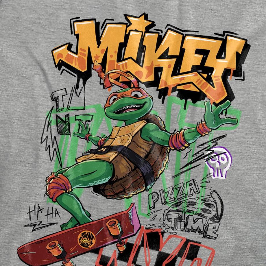 TEENAGE MUTANT NINJA TURTLE  T-ShirtMotif Michelangelo Skater 