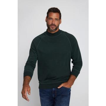 Felpa da casa con collo alto e maniche lunghe raglan