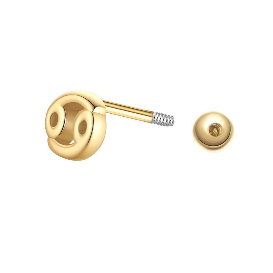 Glanzstücke München  Piercing Sterling Silber gelbgold 