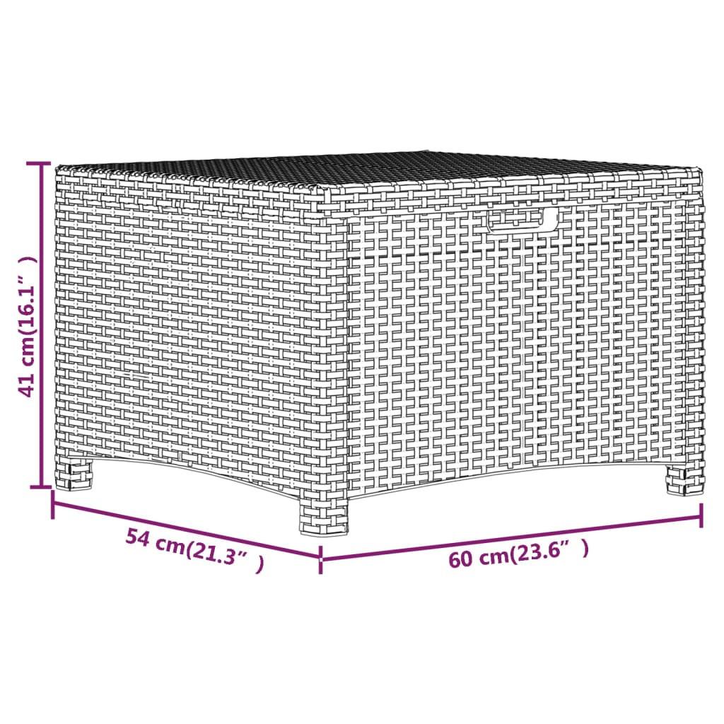 VidaXL Boîte de rangement de jardin polypropylène  