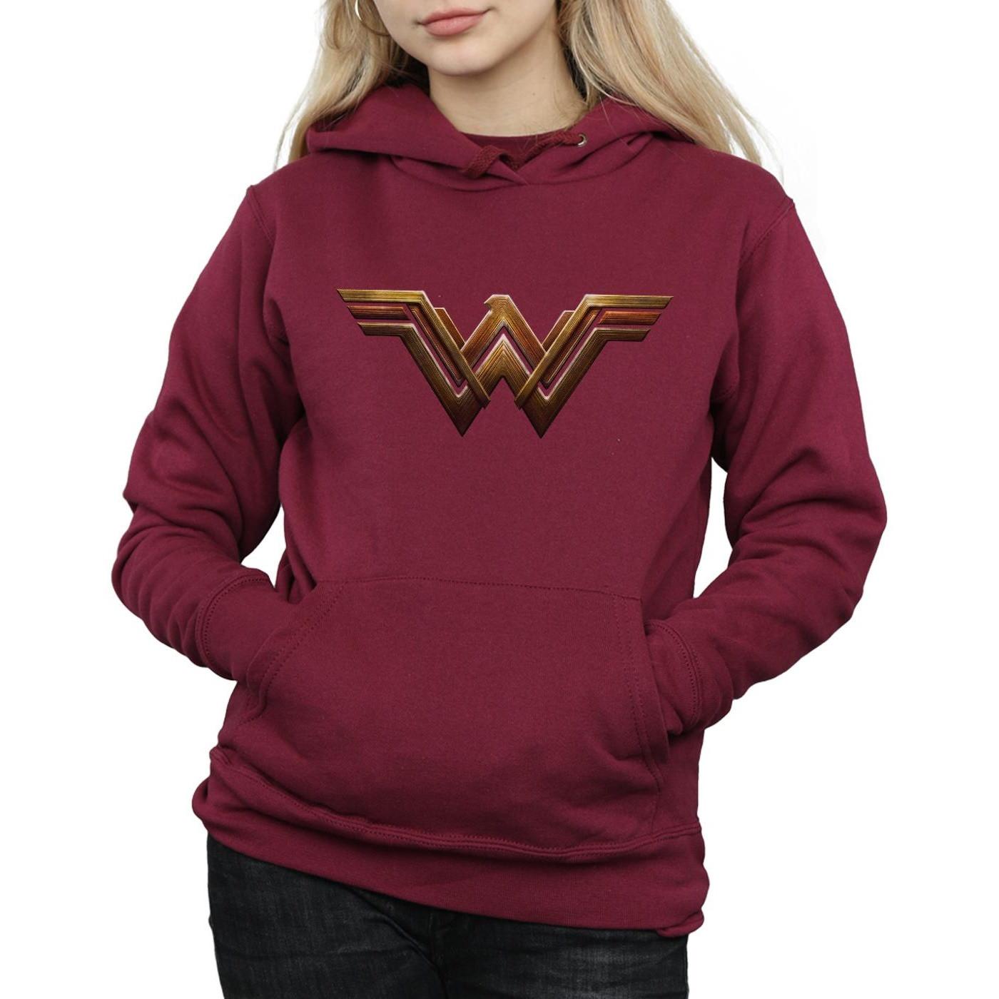 DC COMICS Justice League Wonder Woman Logo Sweat à Capuche  