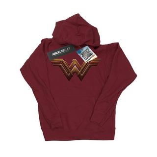 DC COMICS Justice League Wonder Woman Logo Felpa con Cappuccio  