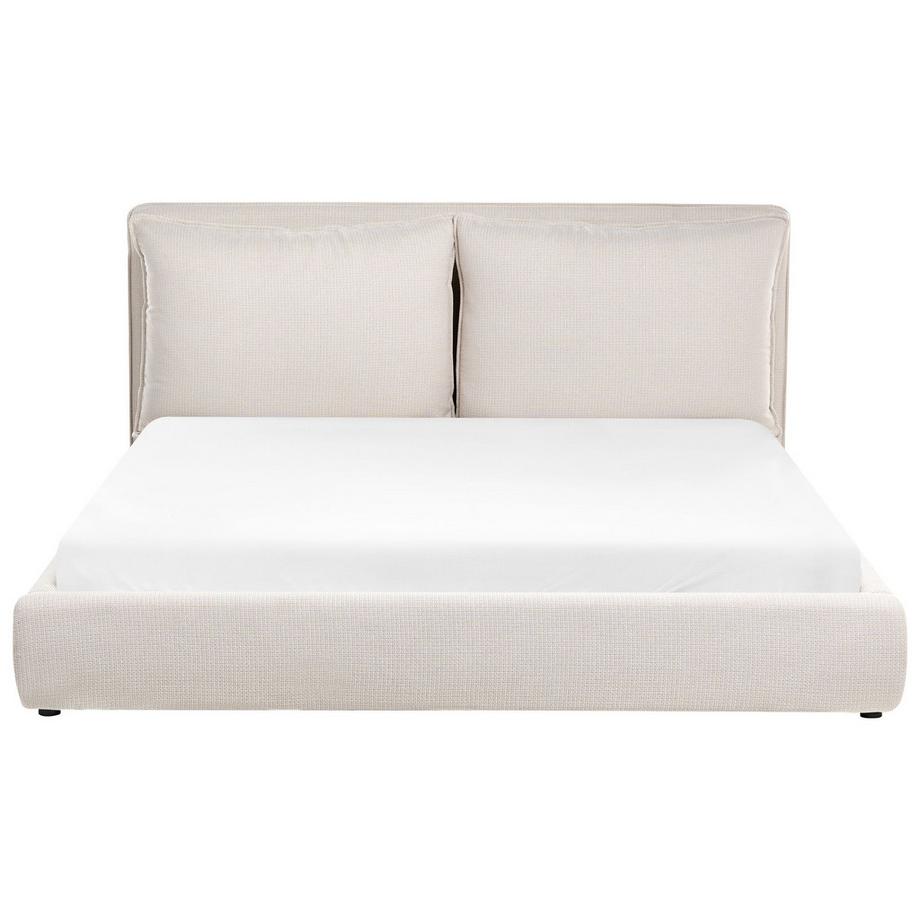 Beliani Letto en Tessuto Scandinavo BAJONNA  