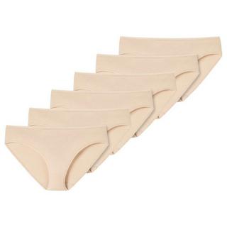 Schiesser Confezione da 6 Slip Tai in Cotone Biologico  