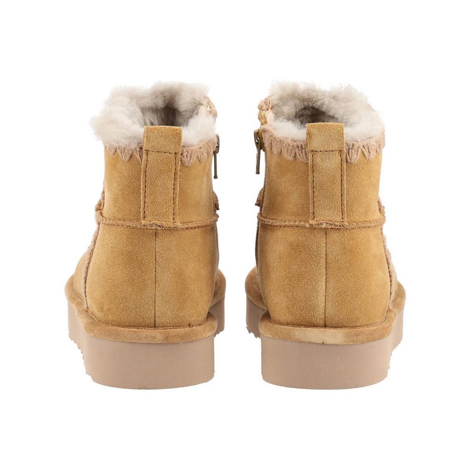 Gabor Veloursleder Stiefelette mit erhöhter Sohle  