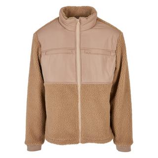 URBAN CLASSICS  sherpa-fleece patched 