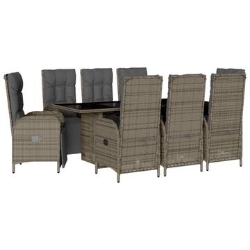 Garten essgruppe poly-rattan