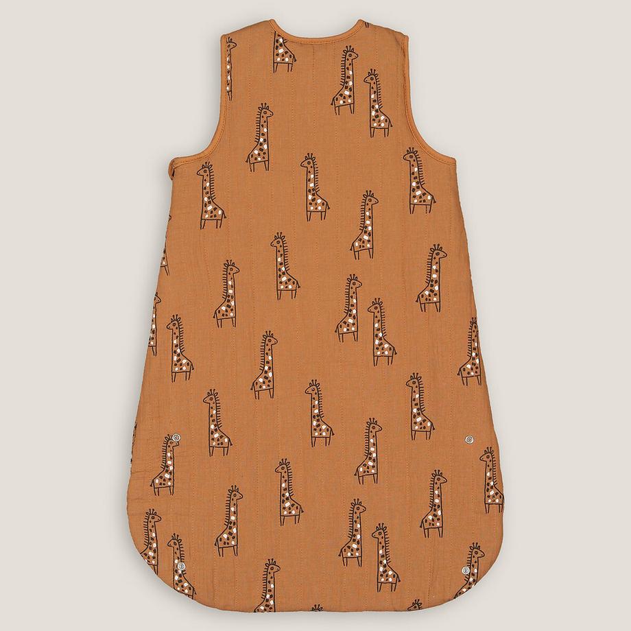 La Redoute Intérieurs Baby Baumwollmusselin Schlafsack Giraffen Print  