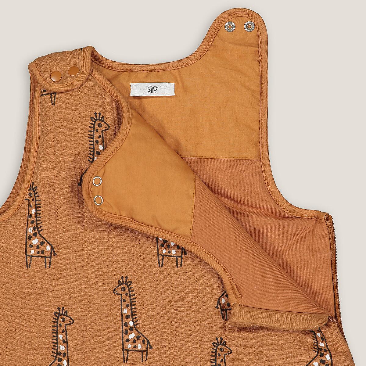 La Redoute Intérieurs Baby Baumwollmusselin Schlafsack Giraffen Print  