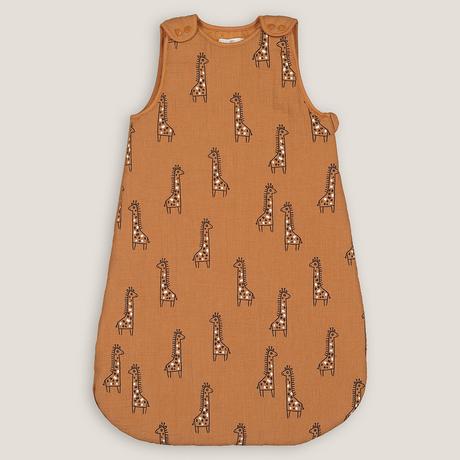 La Redoute Intérieurs Baby Baumwollmusselin Schlafsack Giraffen Print  