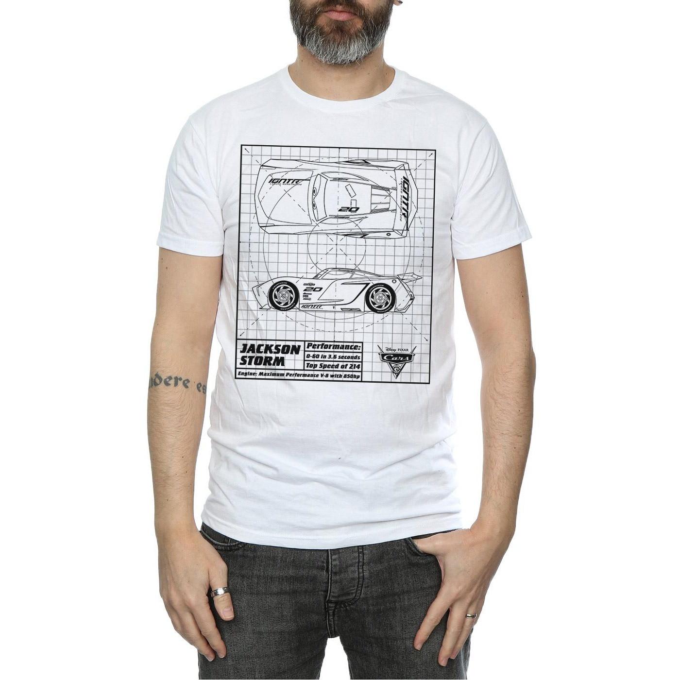 Disney Cars Jackson Storm T-Shirt Progetto  